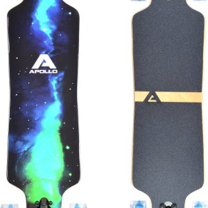 Apollo Twin Tip DT Longboard Galaxy - LED Wheels test veiligheid