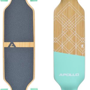 Apollo Twin Tip DT Longboard Savaii - Bamboe test soepel cruisen