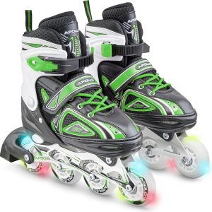 Apollo Verstelbare inline skates Super Blades LED review: veilig