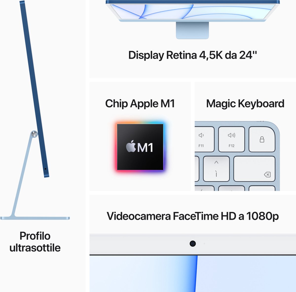 Apple iMac Apple M M1 61 cm (24") review: Retina 4.5K beeld