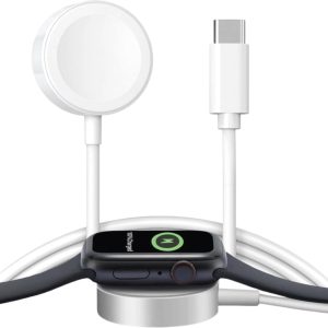 Apple Watch Oplader USB-C – Magnetische Snellader – 1 Meter – Geschikt voor Series 1 t/m 10 & Ultra – Wit review sneller opladen