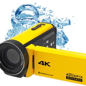Aquapix WDV5630 Yellow - 5m Waterproof 4K camcorder test vloggen