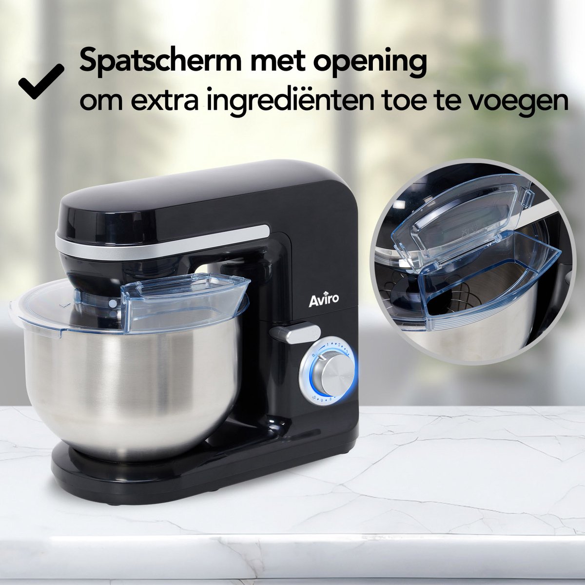 Aviro Keukenmachine review: 1000W standmixer, deeg kneden