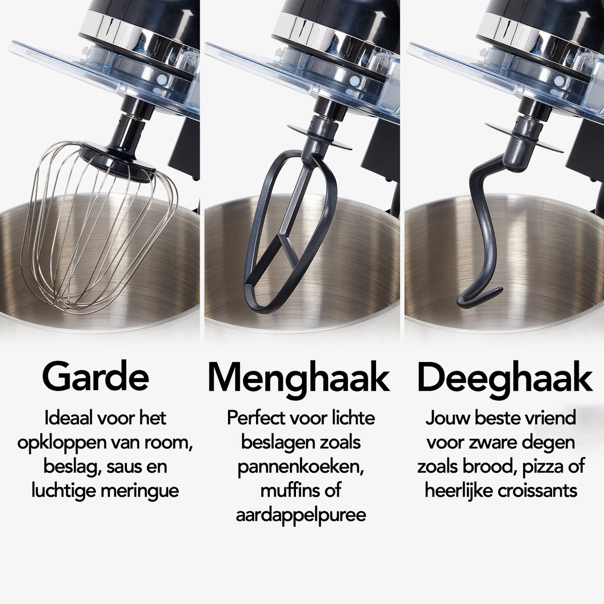 Aviro Keukenmachine review: 1600W vermogen, 6,5L voor zwaar deeg