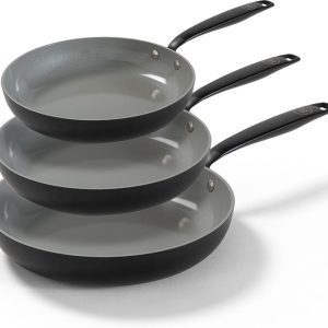BE Living 3-dlg Koekenpannenset review PFAS-vrij anti-aanbak