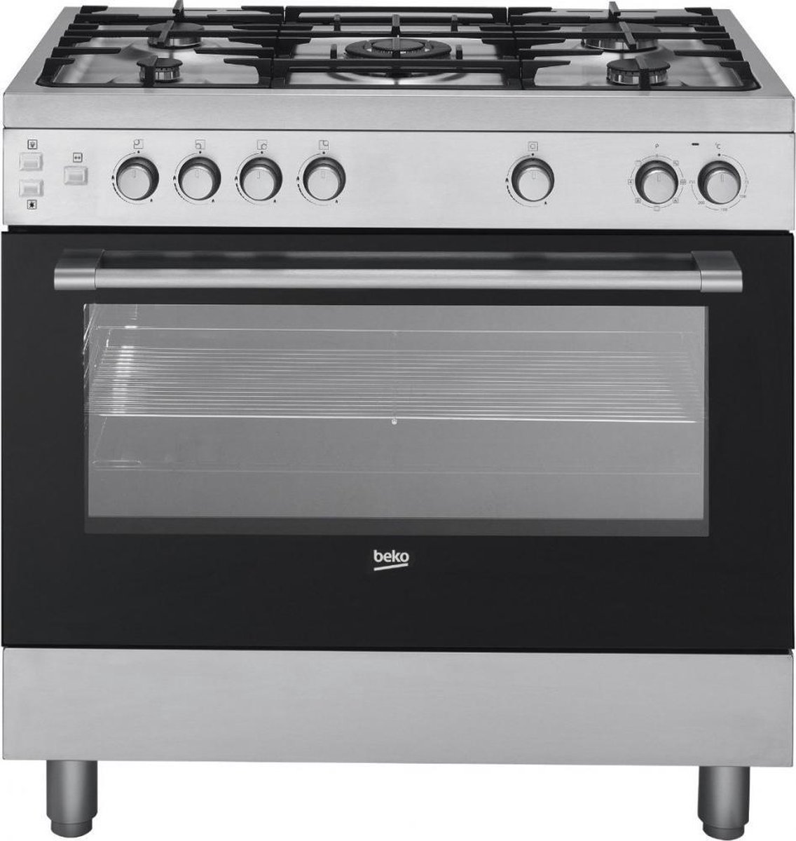 Beko GG15120DXPRNL - Gasfornuis review: ruime oven