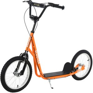 Betaalbare Goederen® step - oranje review: luchtbanden, stabiel