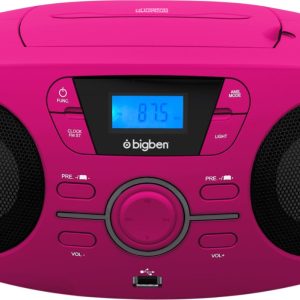 Bigben CD61 - Radio CD speler voor kinderen - USB – Roze review