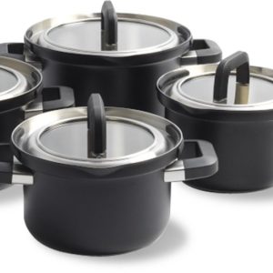 Bk Flow Cool Black 4 delige kookpannenset met deksel review: snel