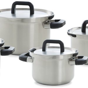 BK Flow Cool Pottenset - 4 delig - Veilig afgietsysteem test