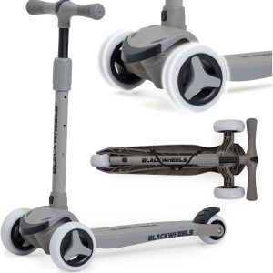Blackwheels BLINK GRAY review: LED-wielen, veilige stuntscooter