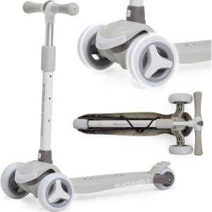 Blackwheels BLINK SOFT BEIGE review veilige kinderstep LED-wielen