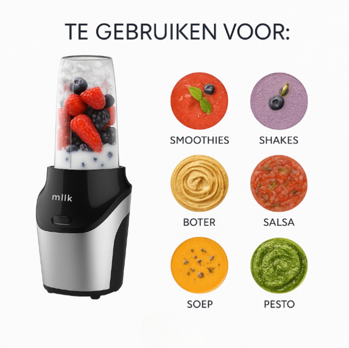 Blender To Go 1000 Watt Smoothie Maker 1 Liter test: ijs crushen