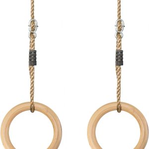 BOOST2 houten Turnringen voor schommel - gymnastiekringen test fit