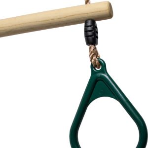 BOOST2 trapeze met Kunststof Ringen groen met PP-touwen voor schommel review: veilige tuinpret