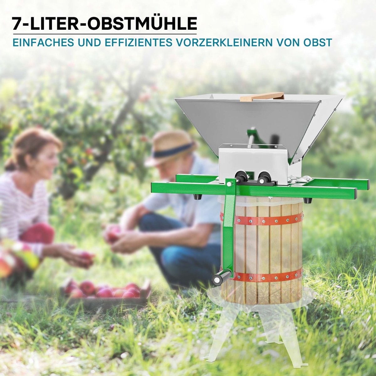 Borg Fruitmolen - Appelmolen review: sneller appelmoes, fruitpers