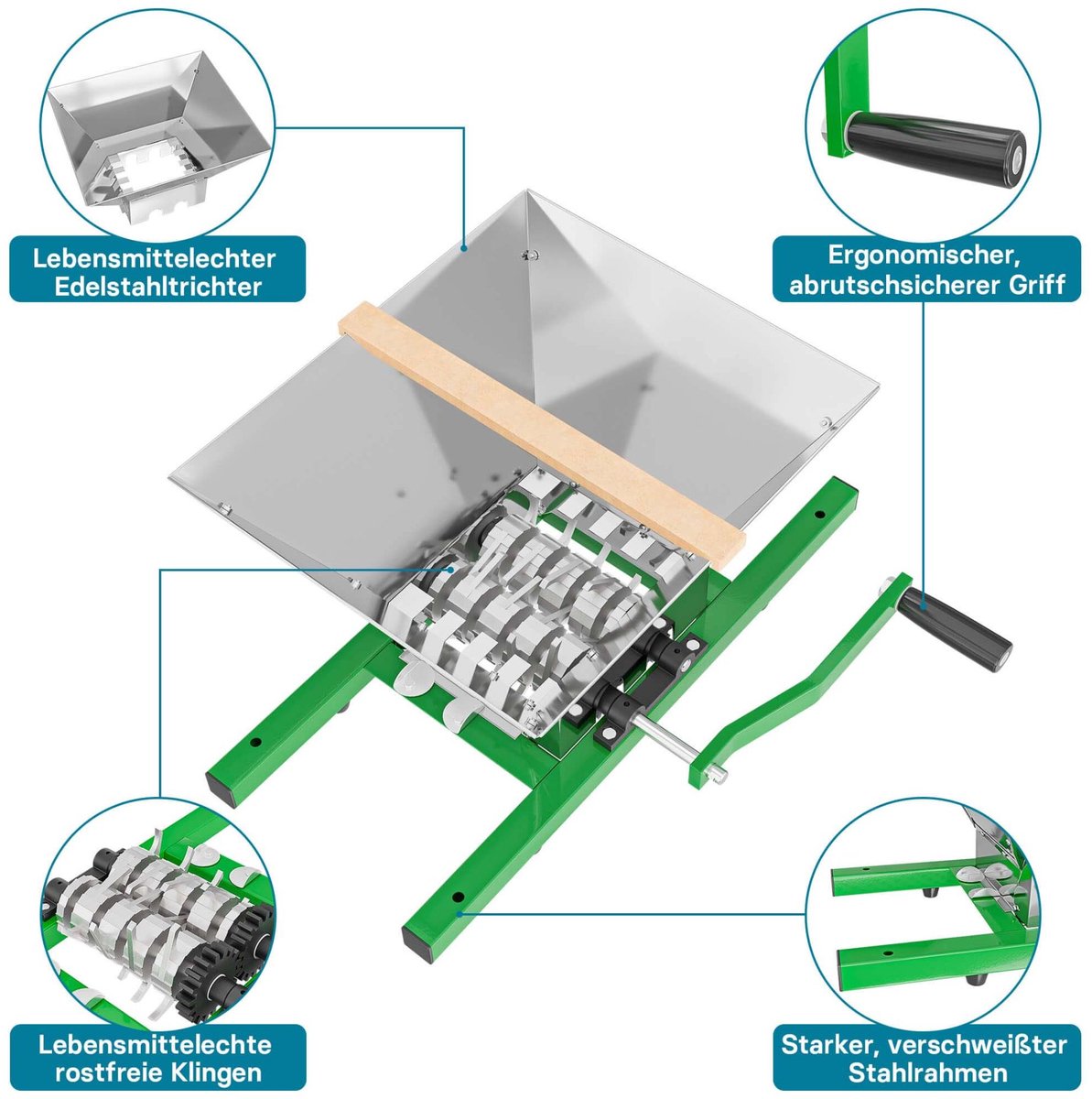 Borg Fruitpers 18 liter + Borg Fruitmolen 7 liter test: ciderpers