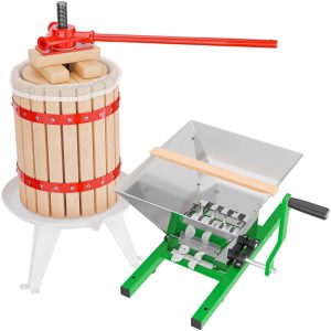 Borg Fruitpers 18 liter + Borg Fruitmolen 7 liter test: ciderpers