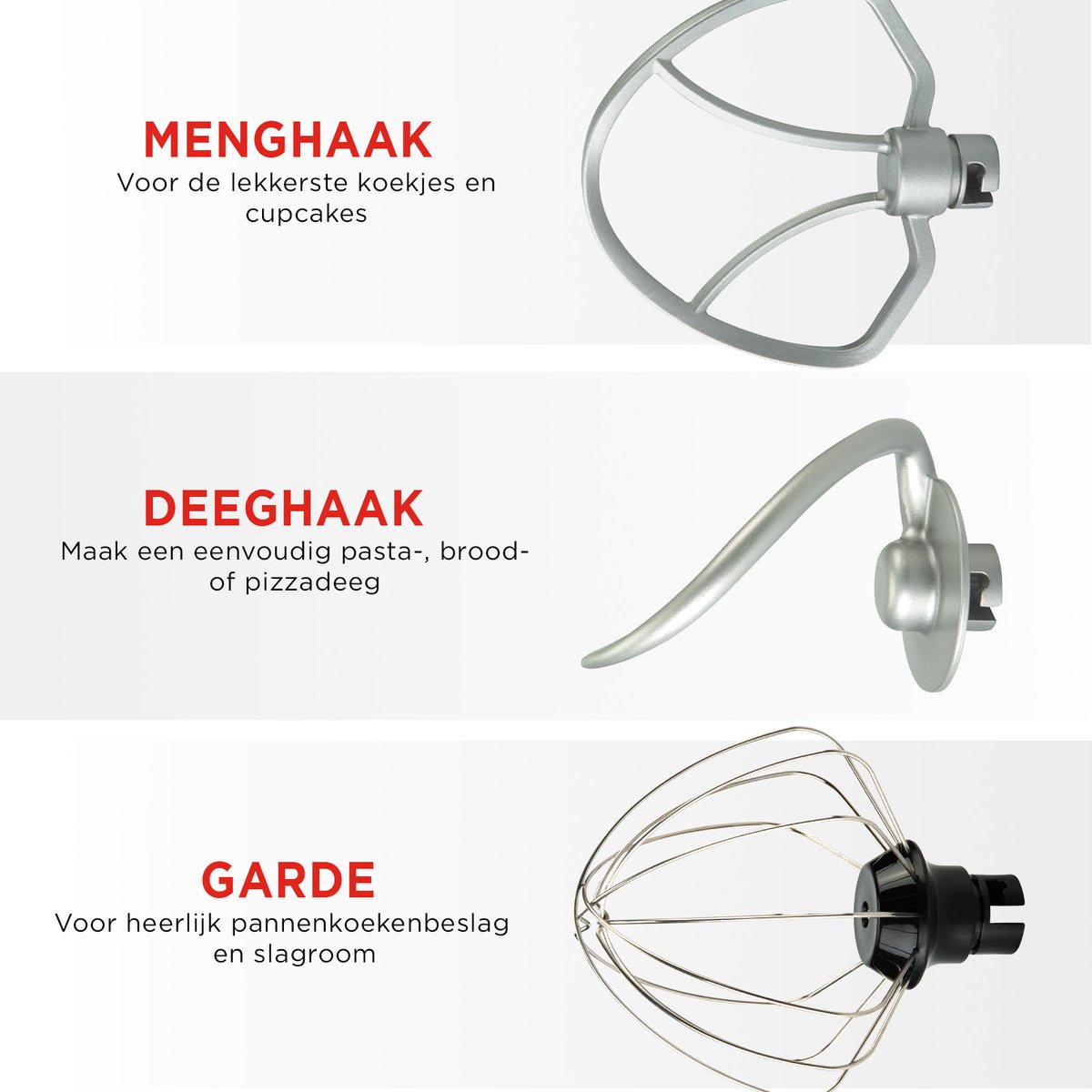 Bourgini Classic Kitchen Chef Keukenmachine test: 4.5L standmixer