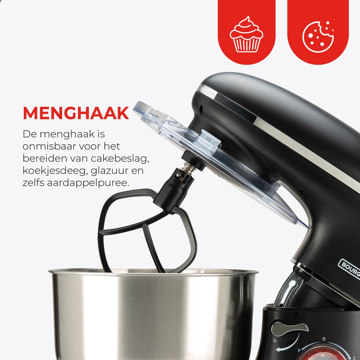 Bourgini Kitchen Chef Plus review: keukenmachine voor deeg