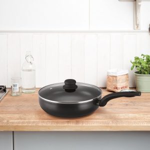 Brabantia antikleef hapjespan met deksel 28cm - Sauté pan test