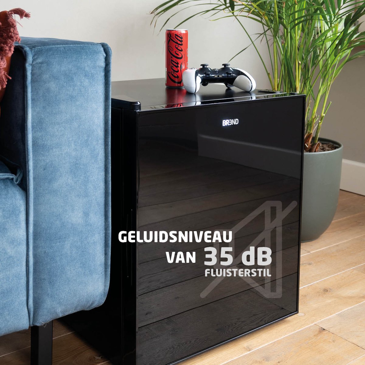 BREND BR-2240 review: 35 dB mini koelkast voor slaapkamer