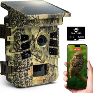 Camtura® Wildcamera met Zonnepaneel review: 4K beeld, nachtzicht
