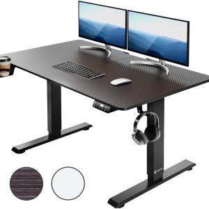 Casaria Zit Sta Bureau – Hoogte Verstelbaar Elektrisch - 140x60cm Zwart review: ergonomisch werken