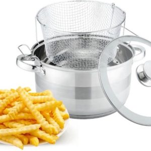 Cheffinger Frituurpan met Deksel - 24cm - RVS - Inductie review