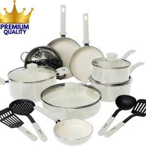 COOCK 19-Delige Pannenset Inductie review: anti-aanbak, duurzaam