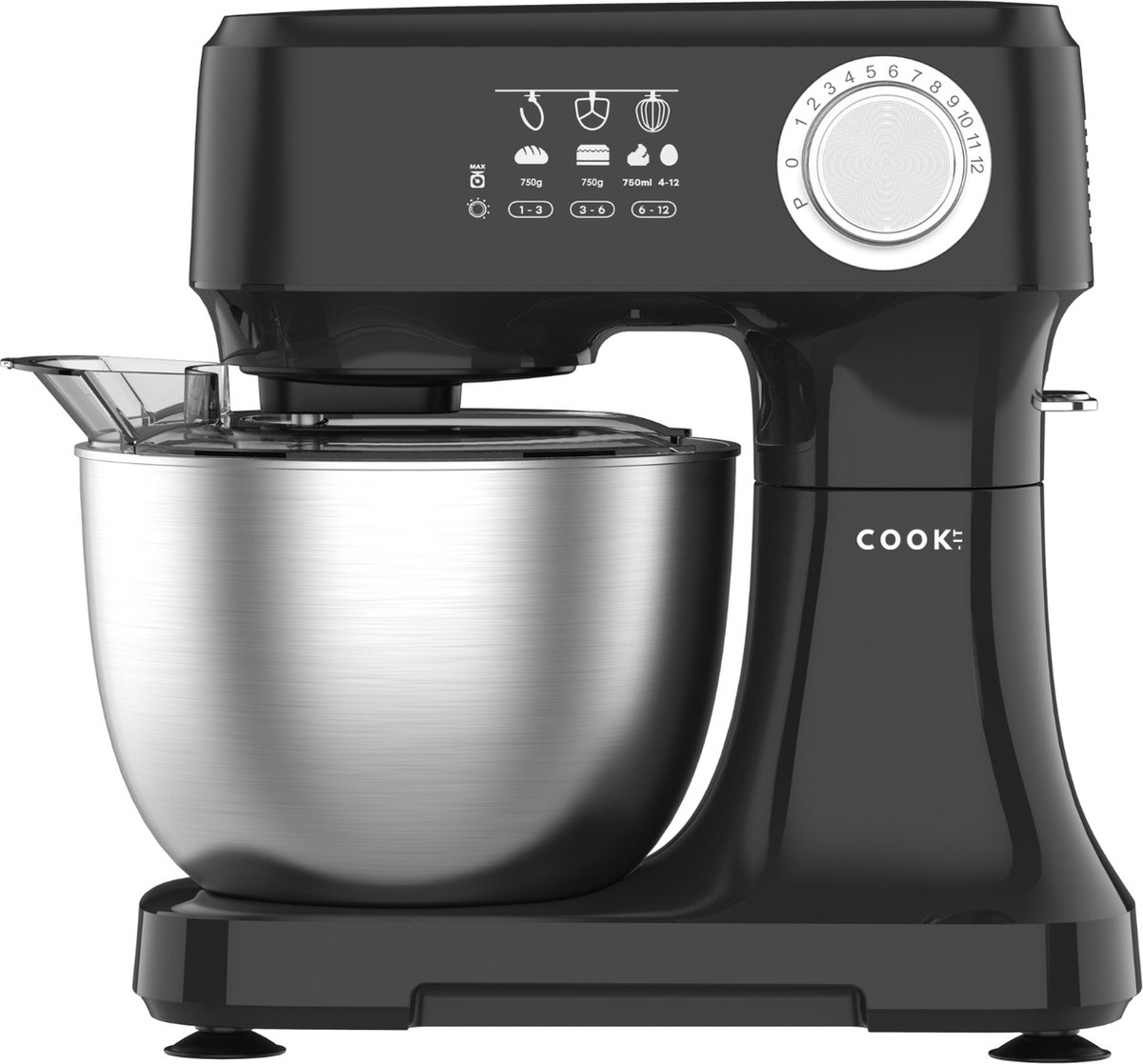 COOK-IT Keukenmixer met RVS kom review: sneller deeg kneden