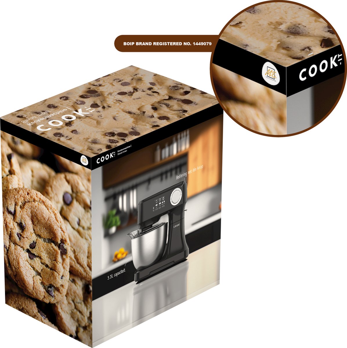 COOK-IT Keukenmixer met RVS kom review: sneller deeg kneden