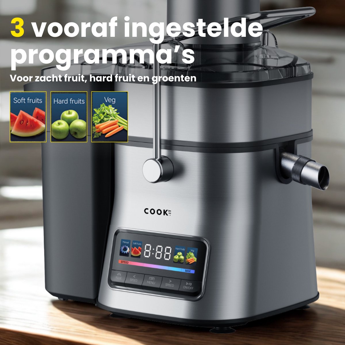 COOK-IT - Sapcentrifuge Extra Sterk review: minder pulp