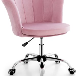 COSTWAY Bureaustoel van fluweel review: ideaal als make-upstoel