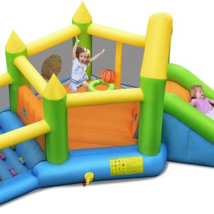 COSTWAY Opblaasbaar springkasteel review: ideaal buitenspeelgoed