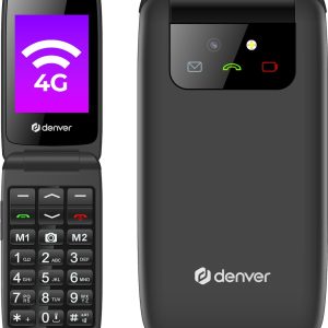 Denver Senioren Mobiele Telefoon 4G - Grote Toetsen - SOS knop - Oplaadstation - GSM - Volledig NL en FR - BAS24600L review – SOS‑veiligheid voor seniorentelefoon