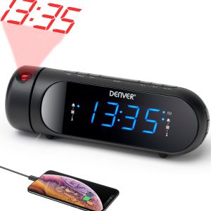 Denver Wekkerradio met Projectie - Opladen via USB - CPR700 test