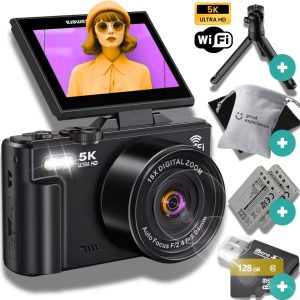 Digitale Camera 5K met WIFI review ideaal voor vloggen vlogcamera
