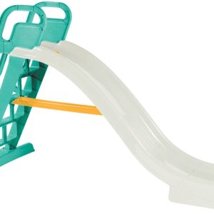 Dolu Turquoise/Geel Junior Glijbaan 2628 review: buitenspeelgoed