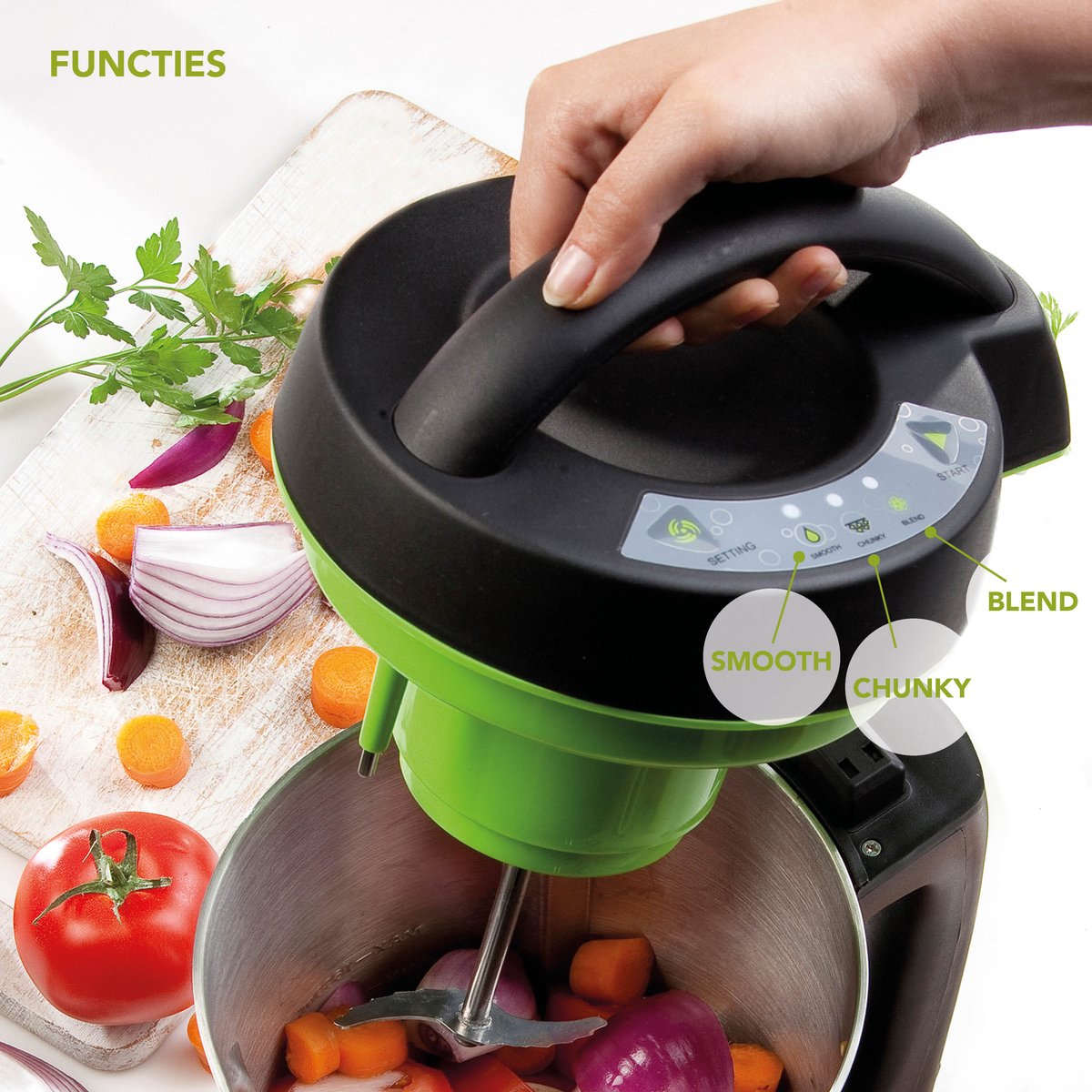 DOMO DO498BL Soepmaker Domo test: snel soep maken, blender