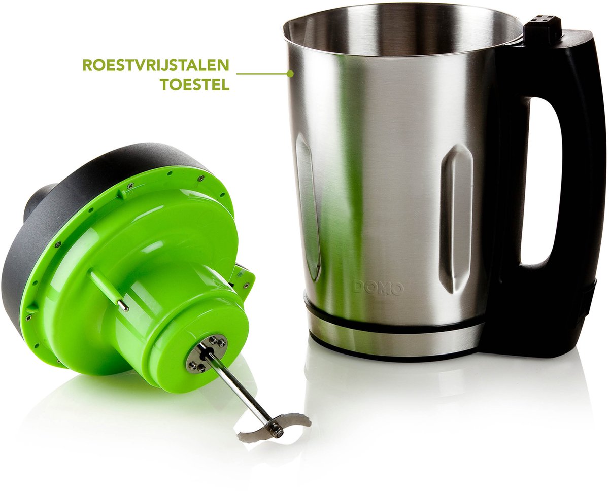 DOMO DO498BL Soepmaker Domo test: snel soep maken, blender