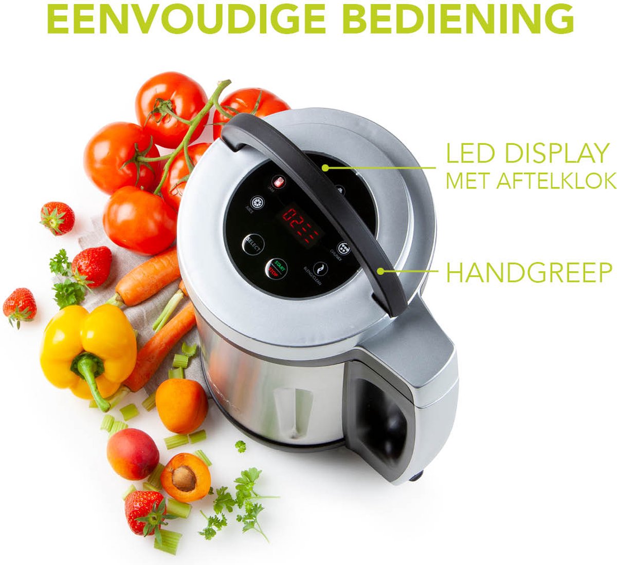 DOMO DO716BL Soepmaker Domo review: 2,2L voor gezinnen, met RVS