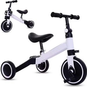 Driewieler 3 in 1 - Loopfiets - 1 jaar tot 4 jaar - Speelgoed - Wit review: groeit mee, veilig