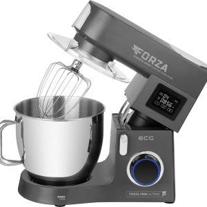 ECG FORZA 7800 Ultimo Scuro - Keukenmachine - 8 liter - 1800 W - Zwart review: standmixer voor krachtig deeg kneden