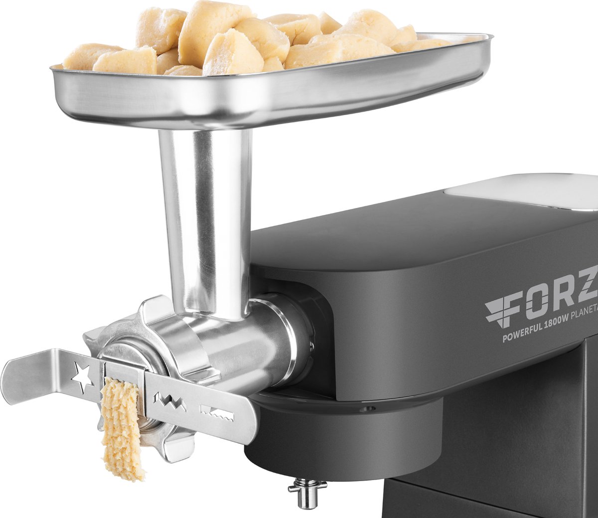 ECG FORZA 7800 Ultimo Scuro - Keukenmachine - 8 liter - 1800 W - Zwart review: standmixer voor krachtig deeg kneden