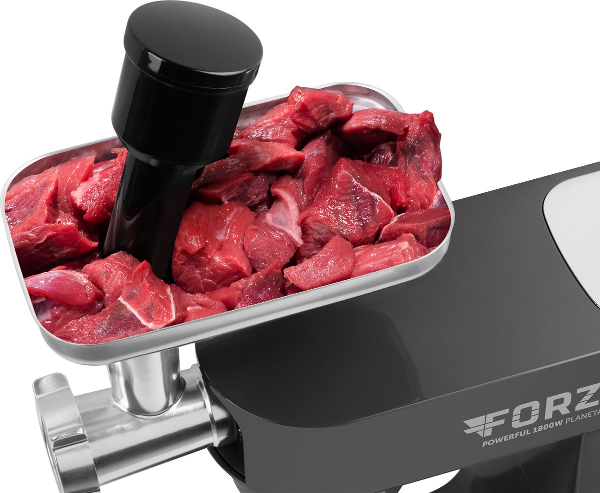 ECG FORZA 7800 Ultimo Scuro - Keukenmachine - 8 liter - 1800 W - Zwart review: standmixer voor krachtig deeg kneden