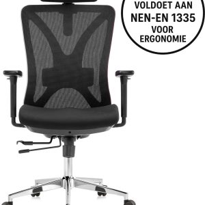 Ergonomische Bureaustoel review: 8u comfortabel, lendensteun