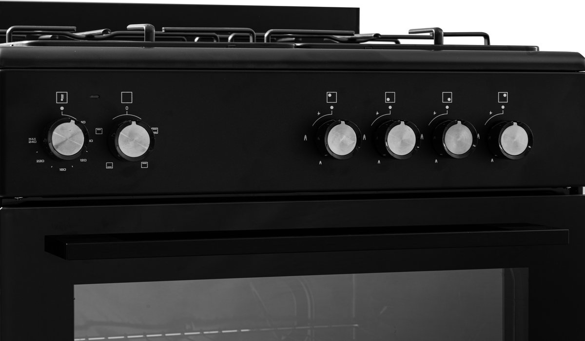 Everglades EVCK6010 - Gasfornuis - Mat Zwart - 60CM - 62 Liter - 5 Jaar Garantie review: grote oven, energiezuinig koken