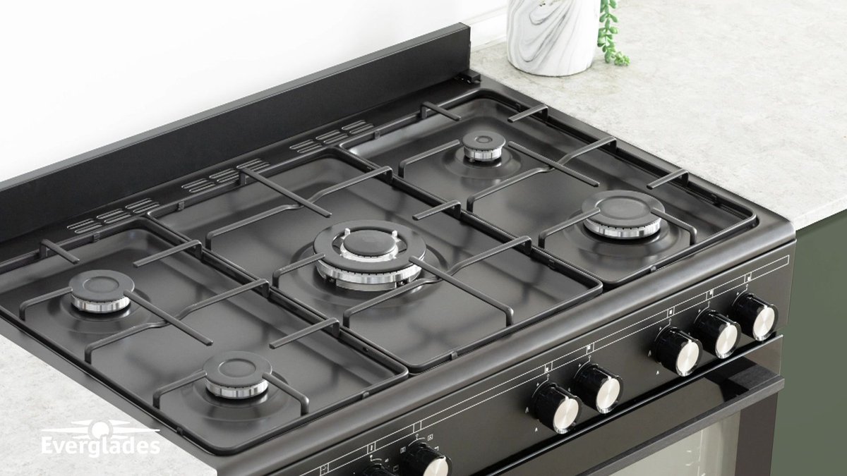 Everglades EVCK9010 review: 96 l oven, gasfornuis voor gezinnen