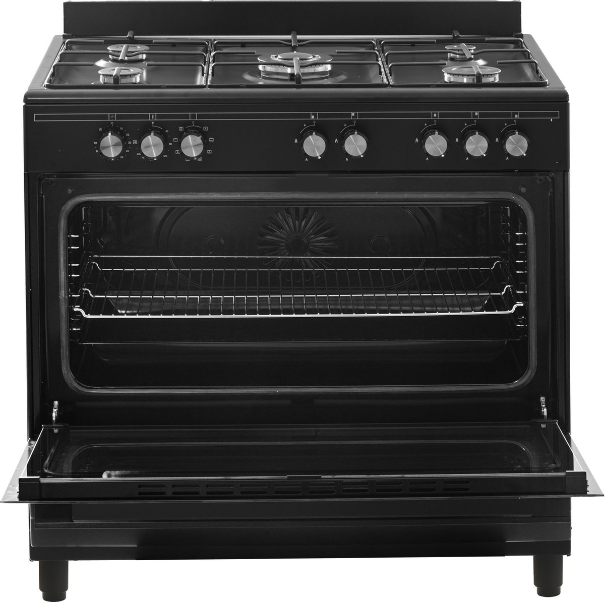 Everglades EVCK9010 review: 96 l oven, gasfornuis voor gezinnen